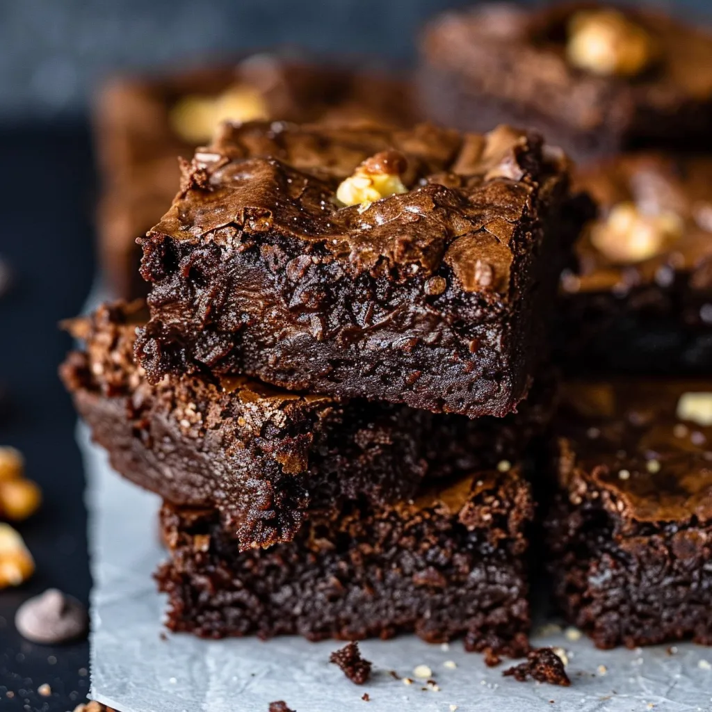 Easy One Bowl Fudgy Cocoa Brownies