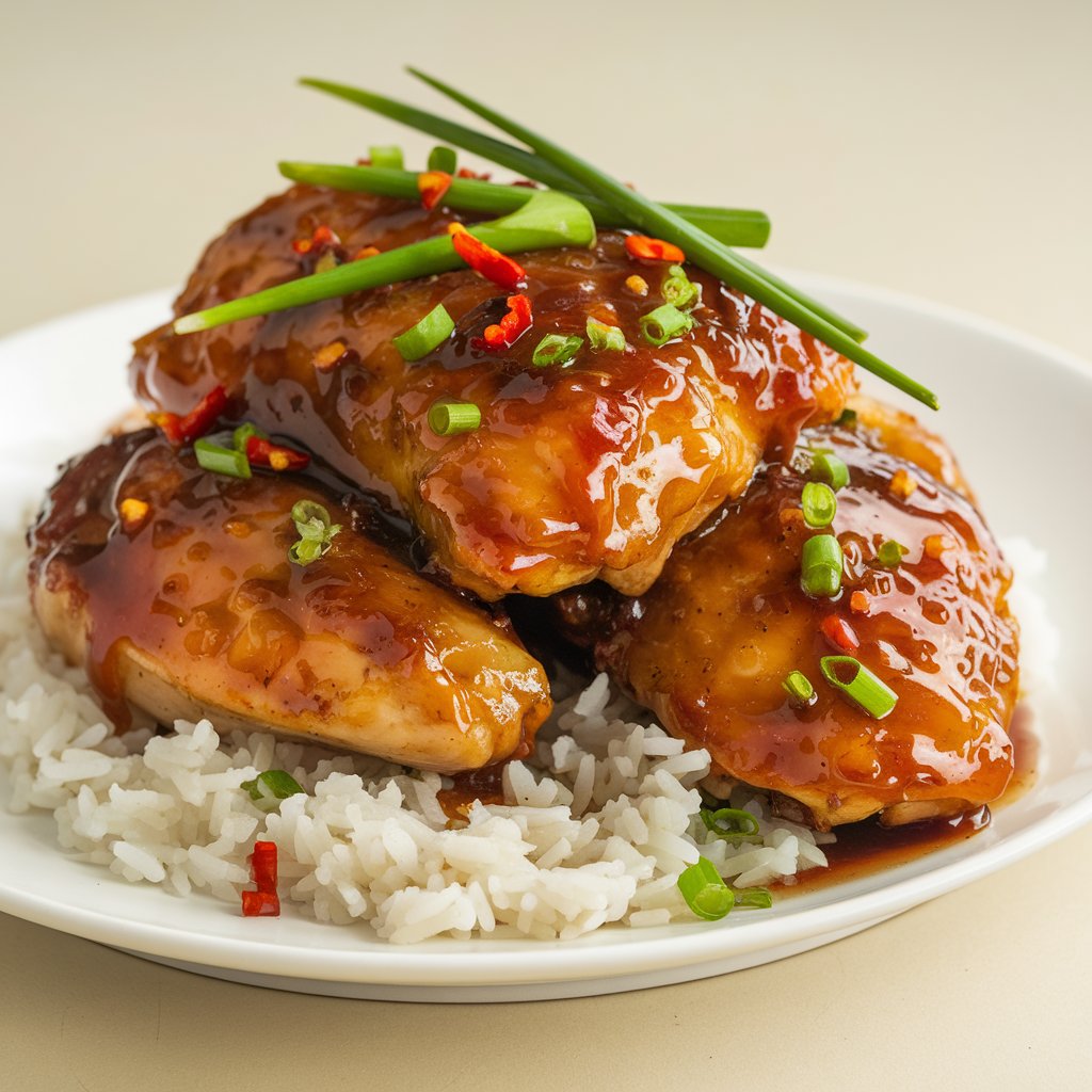 Honey Bourbon Chicken