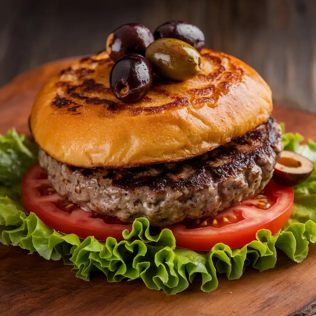 Olive Burger Recipe: Juicy beef, olives, & feta! - Must Do Recipes