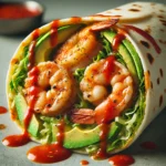 Spicy Shrimp Avocado Wrap