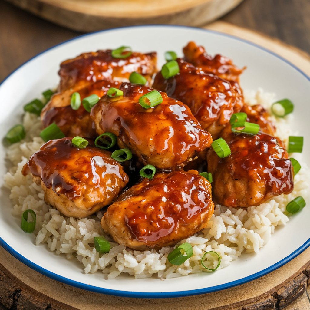 Honey Bourbon Chicken