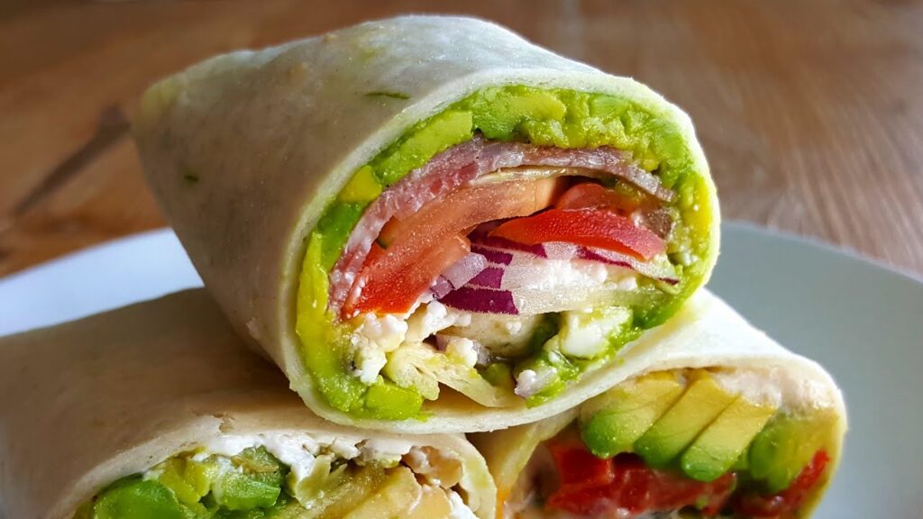 Mediterranean Veggie Wrap