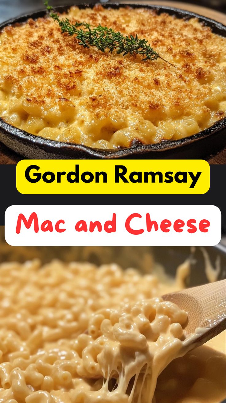 Indulge in Gordon Ramsay's ultimate Mac and Cheese. This comforting dish and other Gordon Ramsay Recipes are available at MustDoRecipes.com.
