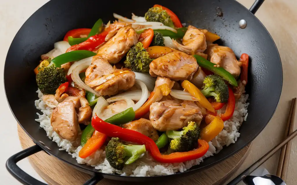 Quick chicken stir-fry