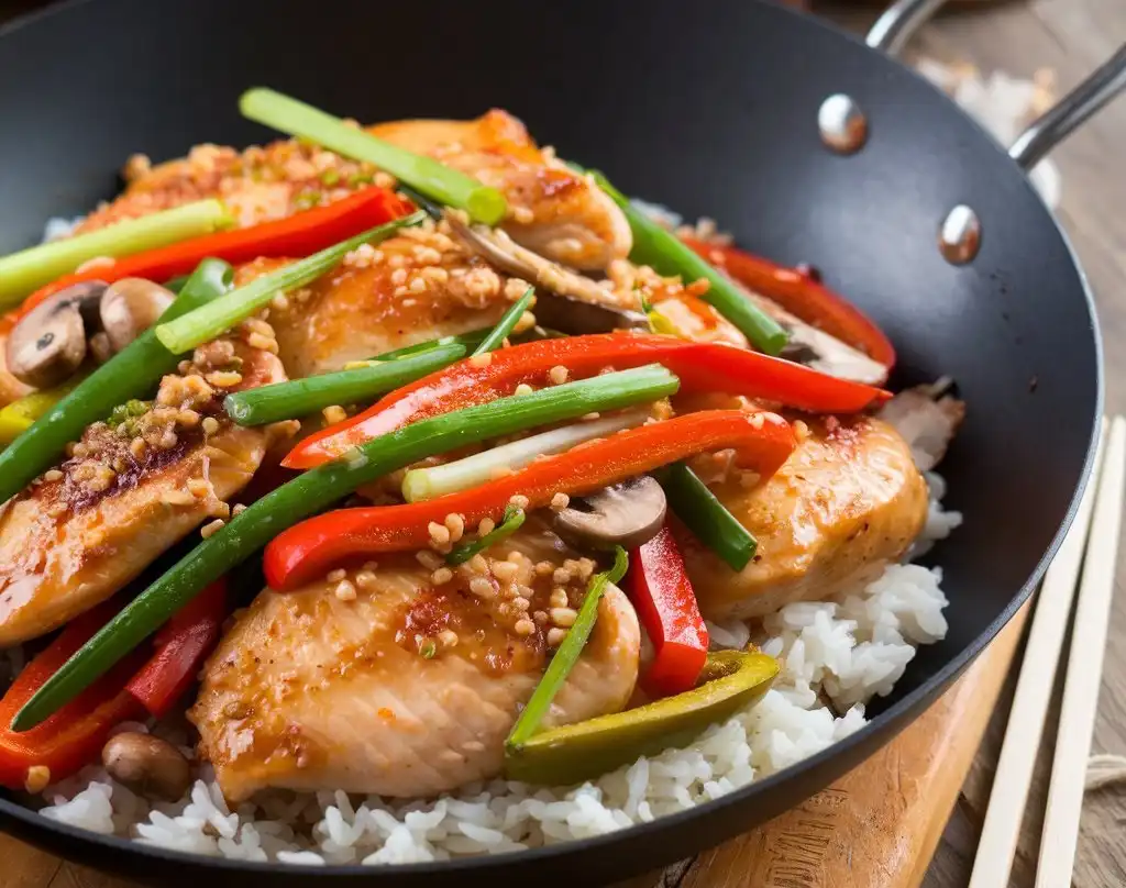 Quick chicken stir-fry