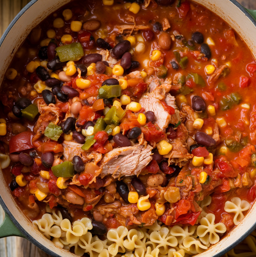 Turkey Chili with Beans and Vegetables