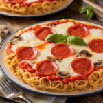 Spaghetti Pizza