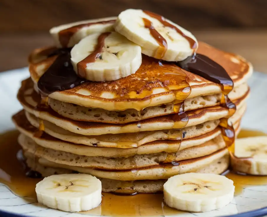 Banana Chocolate Chip Pancakes