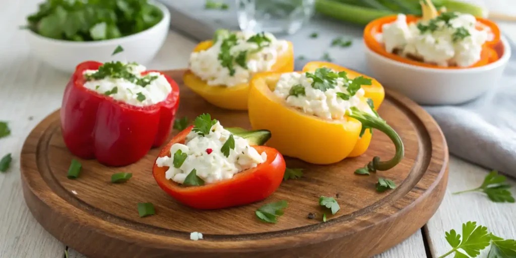 Best Feta Stuffed Bell Peppers