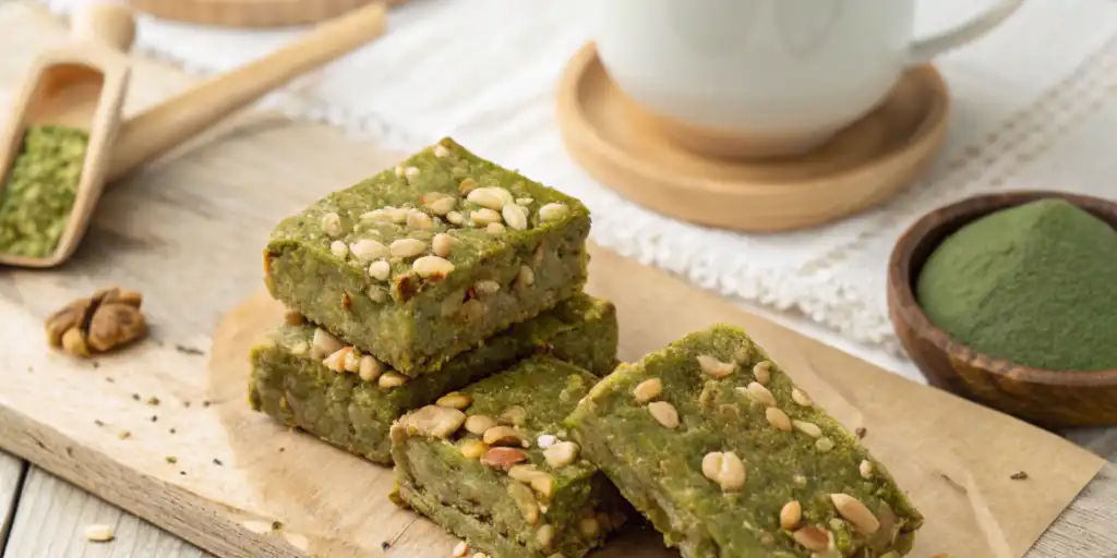 Best Matcha Oatmeal Bars