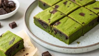 Matcha Brownies Dark Chocolate