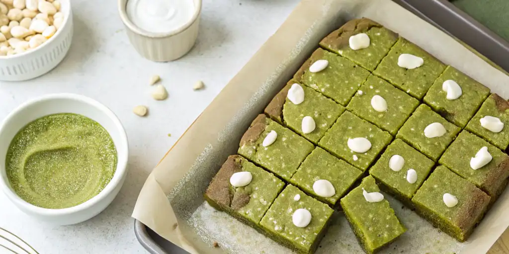 best Matcha Brownies White Chocolate