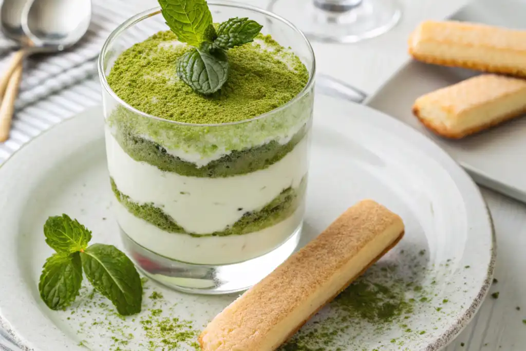 Matcha tiramisu