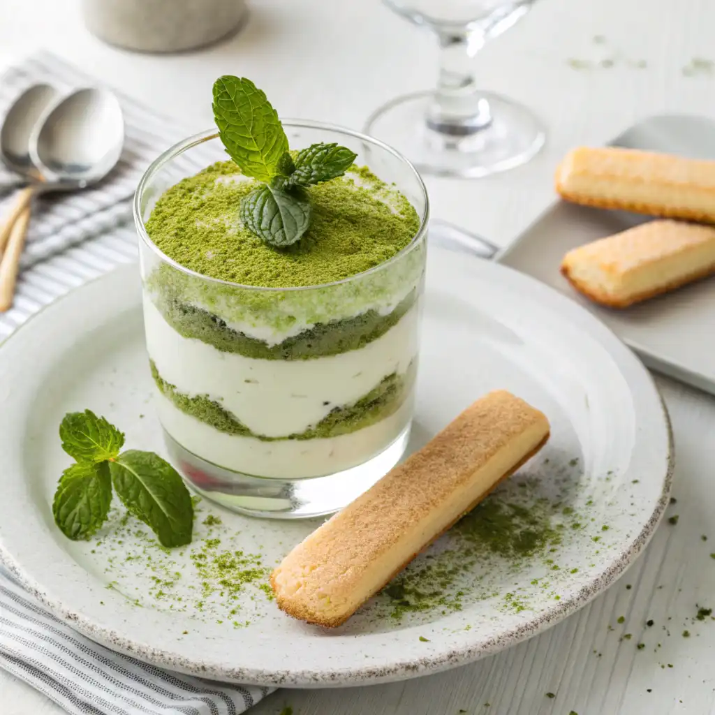 Matcha tiramisu