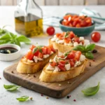 Tomato Feta Bruschetta