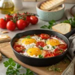 Tomato and Feta Baked Eggs Recipe