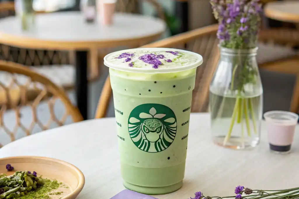 Lavender matcha Starbucks