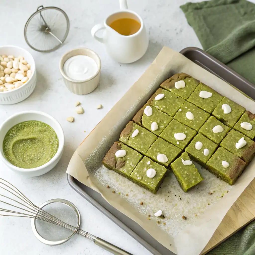 best Matcha Brownies White Chocolate