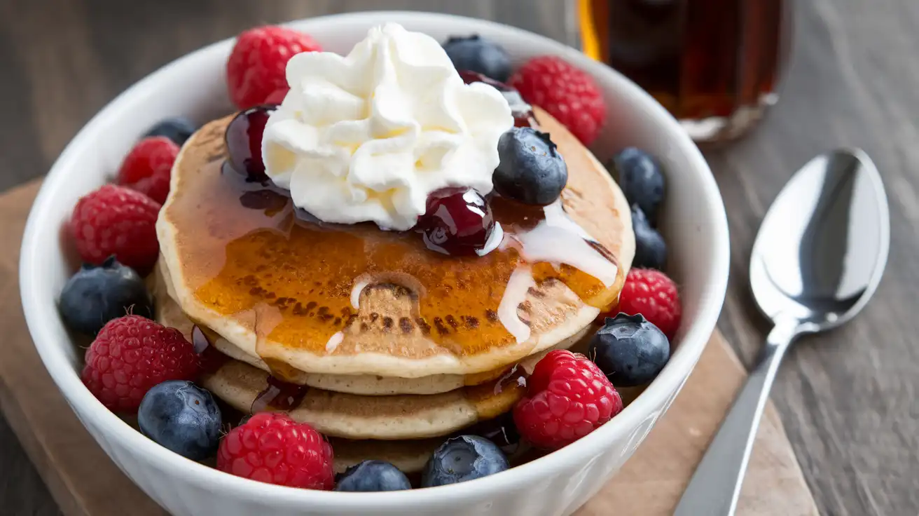 Microwavable Oat Pancake Bowl