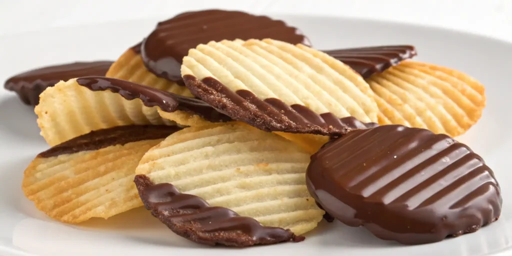 chocolate covered potato chips recipe