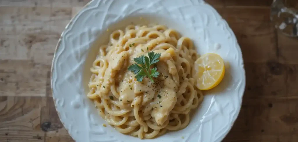 Buttery Chicken with Noodles