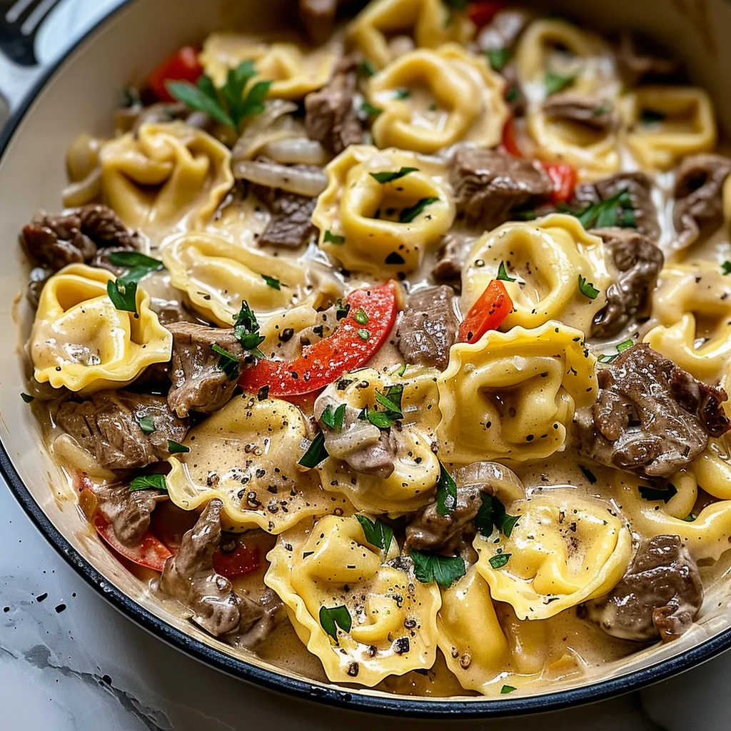 Cheesesteak Tortellini